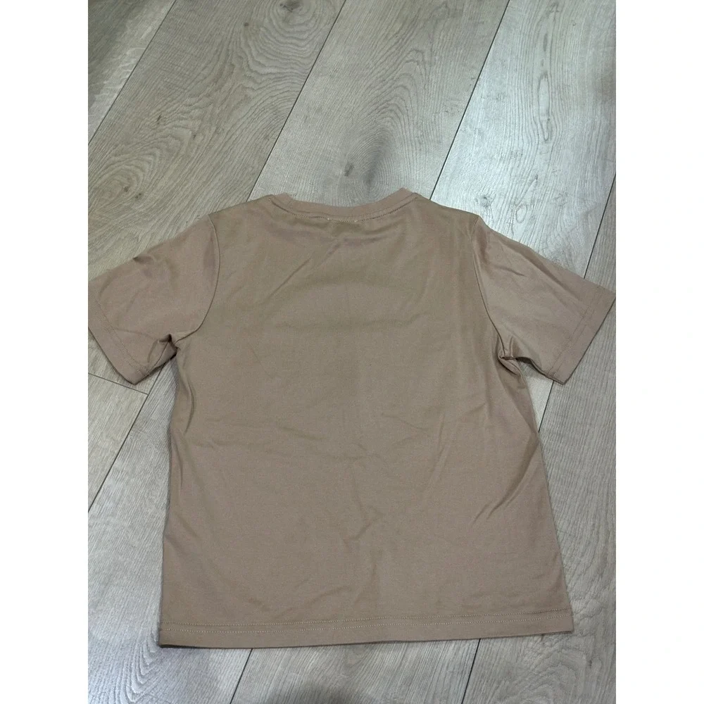 Burberry Boys Thomas Bear Embossed T-Shirt Tan Camel 8Y 128cm